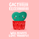 Funny Cactus Love Card