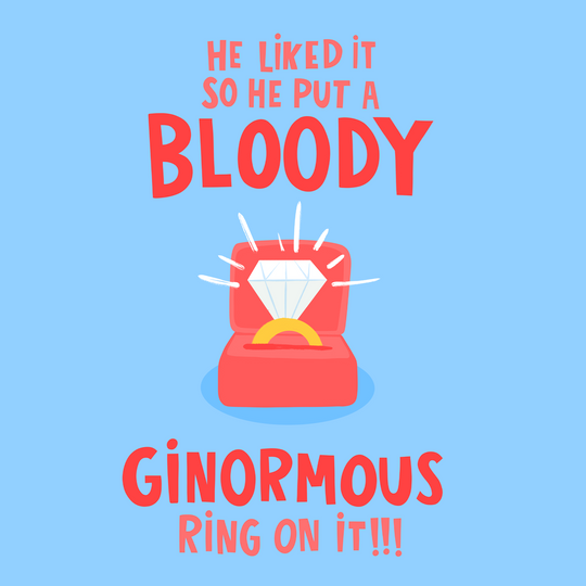 Beyonce Pun Engagement Congratulations Card