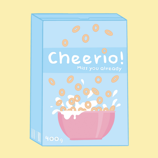 Cheerio Miss You Already Cereal Leaving Card