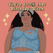 Lizzo Birthday Bitch Card