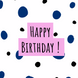 Spotty Birthday Card