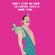 Freddie Mercury Queen  LGBTQ+ Birthday Card - 1