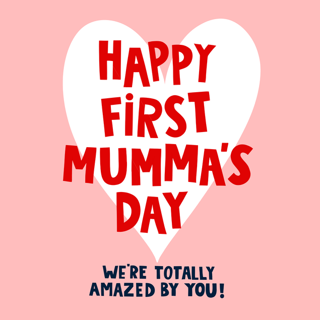 First Mumma’s Day Cute Mother’s Day Card  - 1