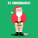 St. Knickerless Christmas Card