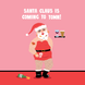 Drinking Santa Claus Christmas Card