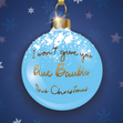Blue Balls Baubles Christmas Card for Him - 1