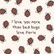 Bed Bug Love Card