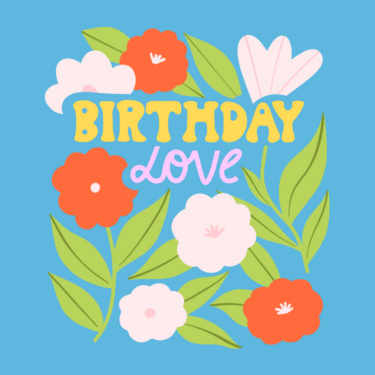 Lovely Flowers Birthday Card