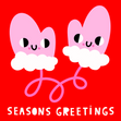 Season's Greetings Mittens - 1