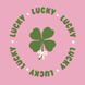 Four-Leaf Clover Lucky Card