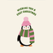 Cute Penguin Cosy Christmas Card