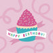 Pink Cupcake With Sprinkles Birthday Card