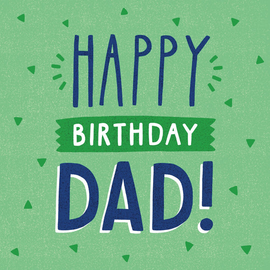 Dad Green Birthday Card