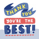 You're The Best Thank You Card
