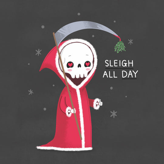 Sleigh All Day Christmas Card