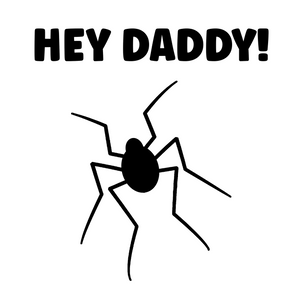 Funny Hey Daddy birthday or anniversary card for husband or boyfriend - 1