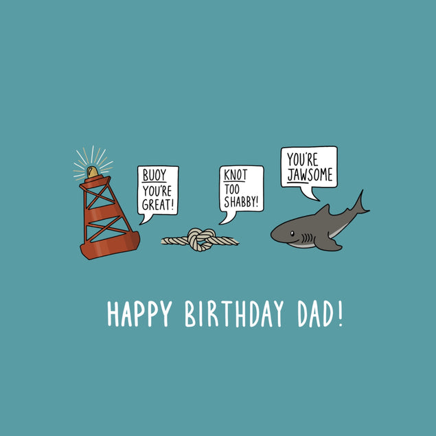 Funny Sailing Dad Birthday Card Boomf