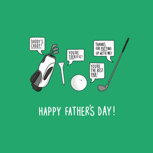 Funny Golf Father’s Day card - 1