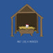 Pret In A Manger Christmas Card