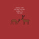 Too Deer Christmas Card