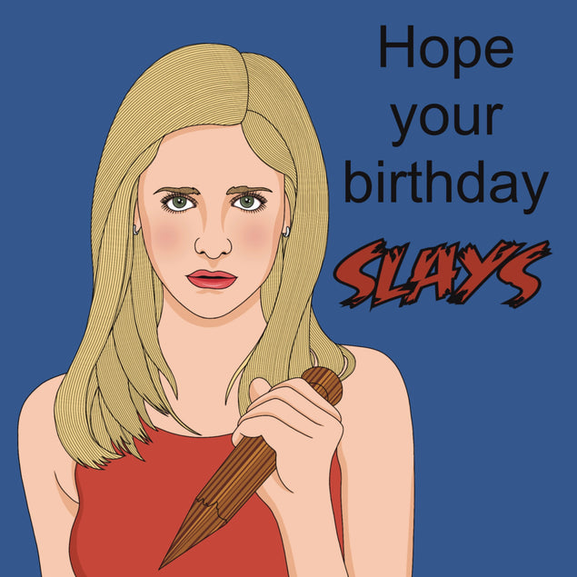 Buffy The Vampire Slayer Birthday Card - 1
