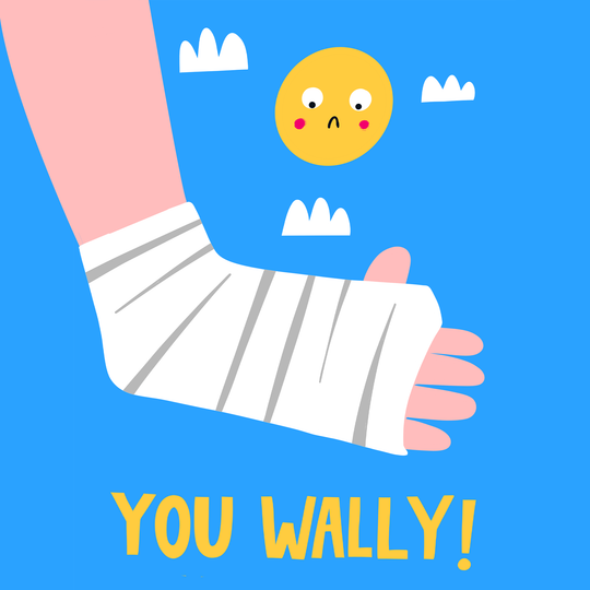 You Wally Get Well Soon Card