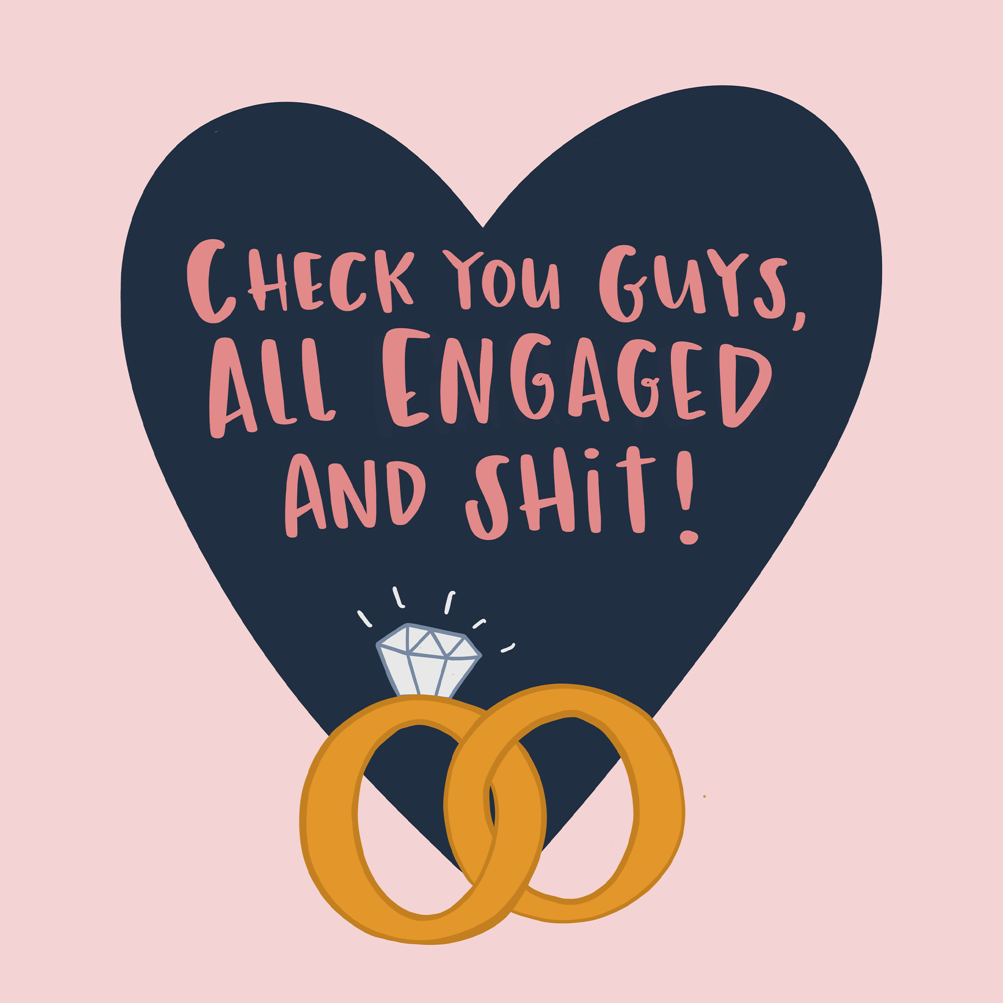 All Engaged And Shit Card – Boomf