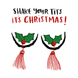 Festive Tits Christmas Card