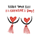 Shake Your Tits Galentine's Day Card