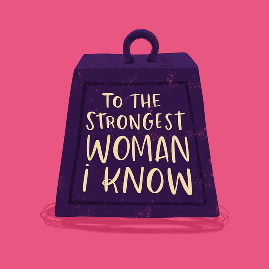Strongest Woman I Know Mother's Day Card