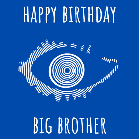 Big Brother Birthday Card