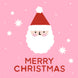 Cute Santa Christmas Card