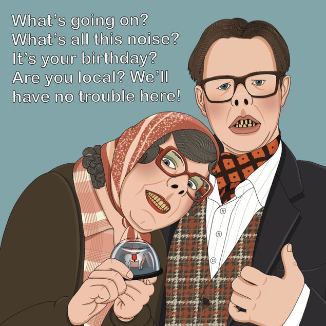 The League Of Gentlemen Tubbs & Edward Birthday Card - 1