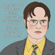 Dwight Schrute The Office Birthday Card