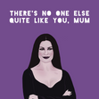 Morticia Addams Family Mother's Day Celebrity Card  - 1
