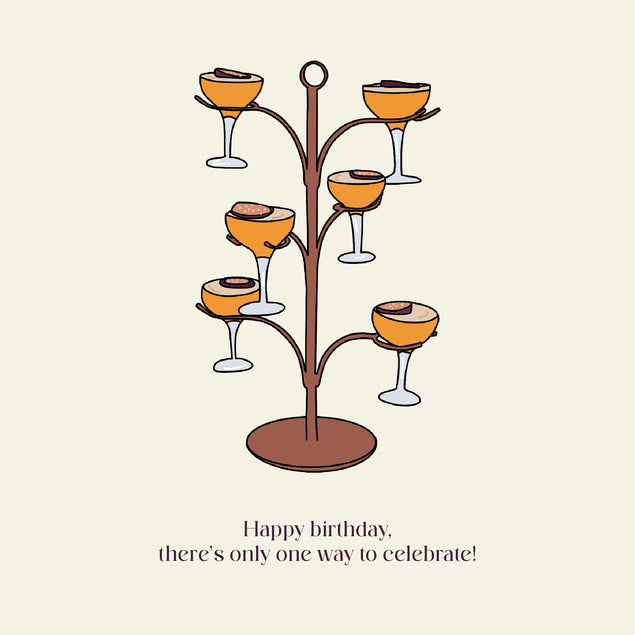 Pornstar Martini Tree Birthday Card – Boomf