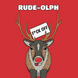 Rude Rudolph Christmas Card