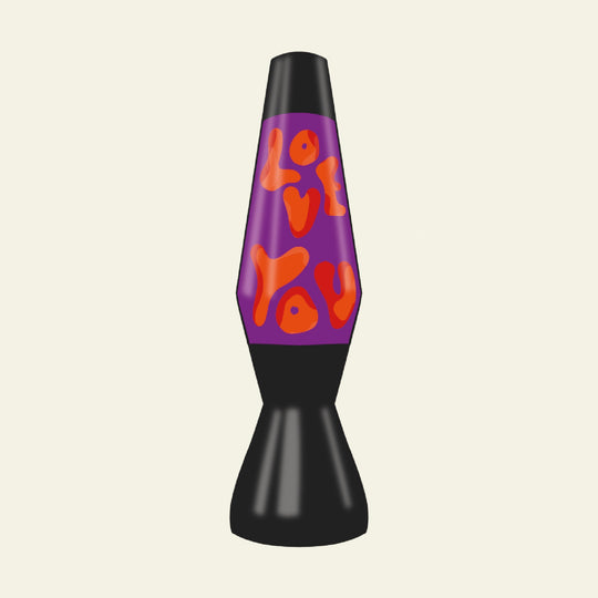 Lava Lamp Love You Card