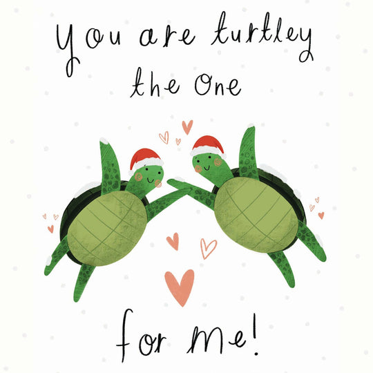 Turtley The One For Me Christmas Card