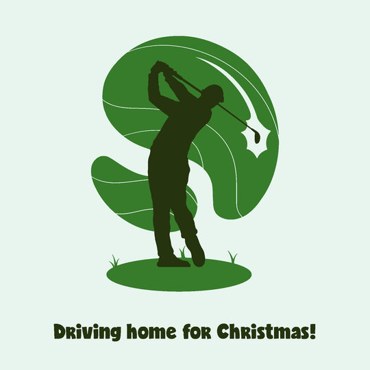 Driving Home For Christmas Card
