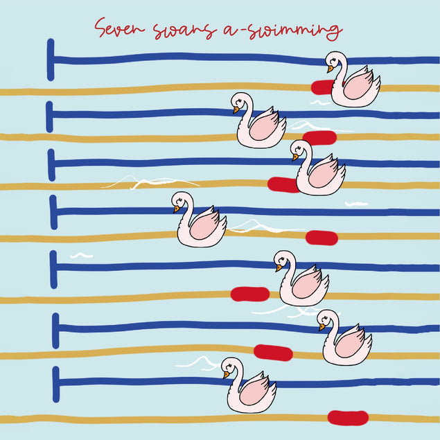 7 Swans 12 days of christmas - 1