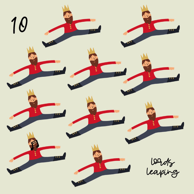 10 lords leaping, 12 days of christmas - 1