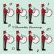 12 Drummers Drumming 12 Days Of Christmas Card