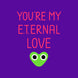 E.T. Eternal Love Purple Card