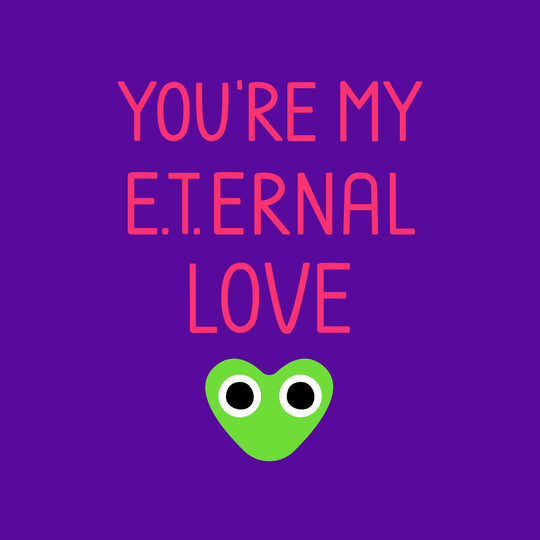 E.T. Eternal Love Purple Card