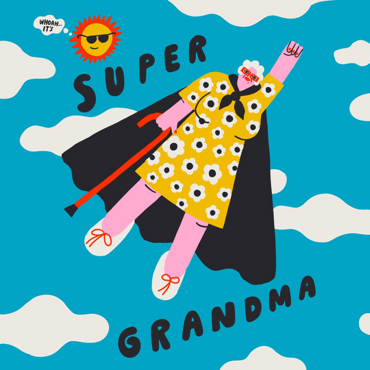 Super Grandma Birthday Card