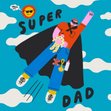 Super Dad Birthday Card - 1