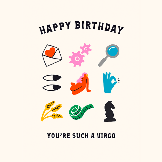 Such A Virgo Birthday Card