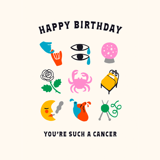 Such A Cancer Birthday Card