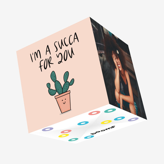 Succa For You Confetti-exploding Greetings Card